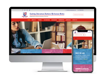 Online University Website Design