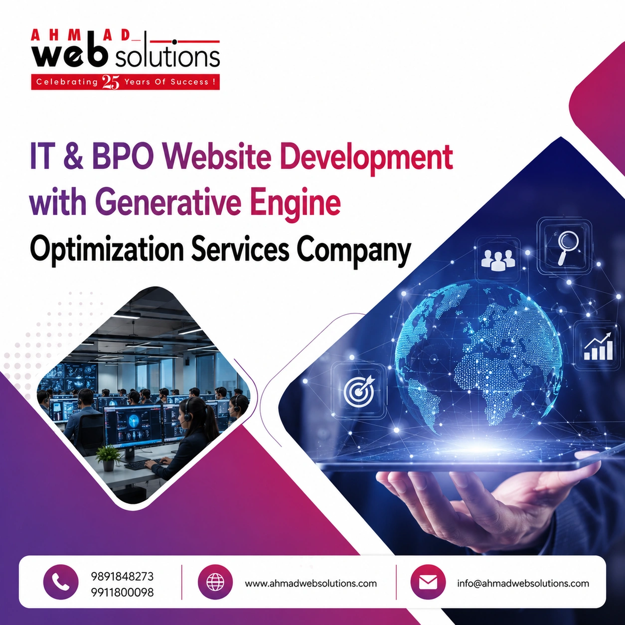 IT and BPO website development company Delhi