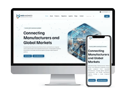 Mirandmed Website Design