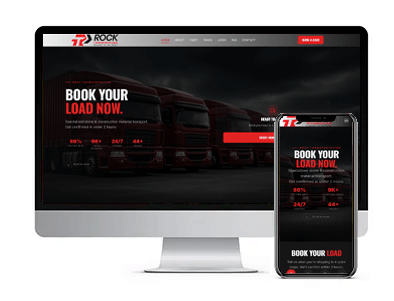 Rock Transport Website Design