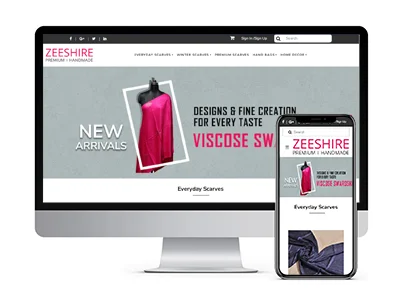 top website designing company Noida for Apparel E commerce